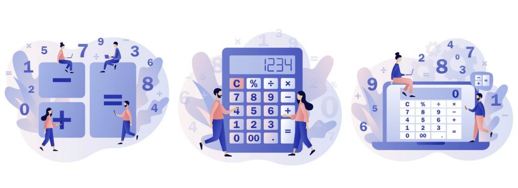 The homepage photo of calculator advice blog